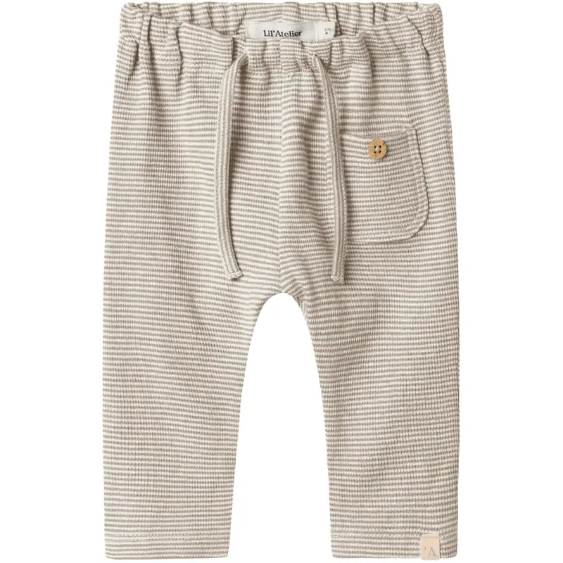 Lil'atelier Oxford Tan Nbmfeng Loose Pants Lil 1
