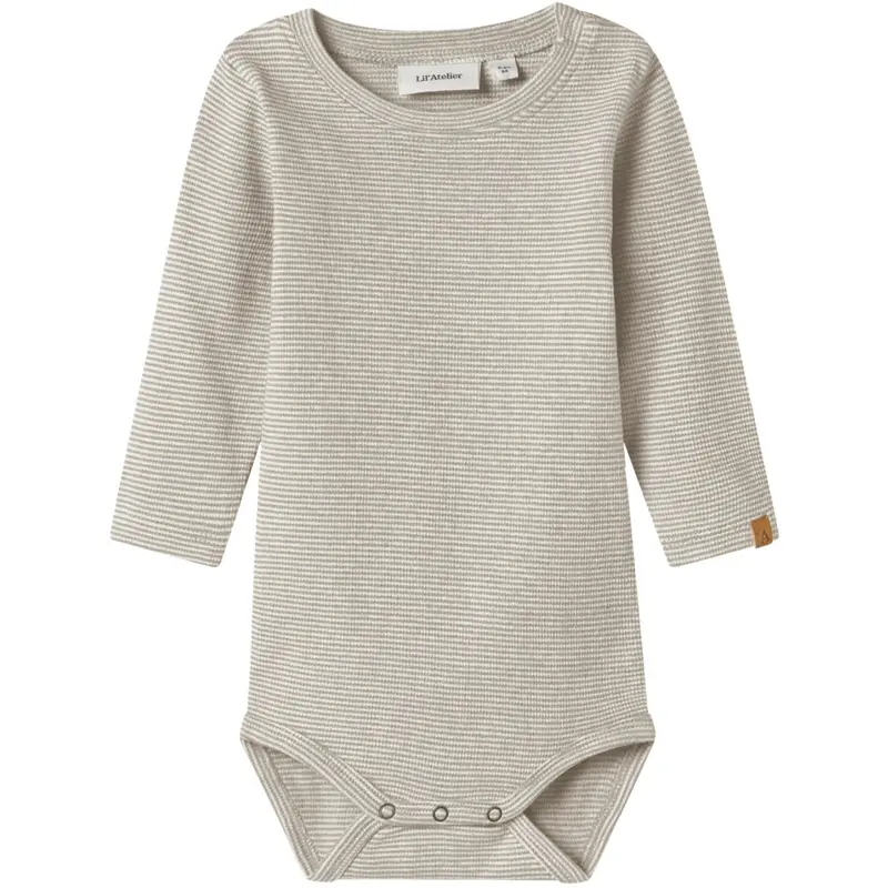 Lil'atelier Oxford Tan Nbmfeng Ls Slim Body Lil 1