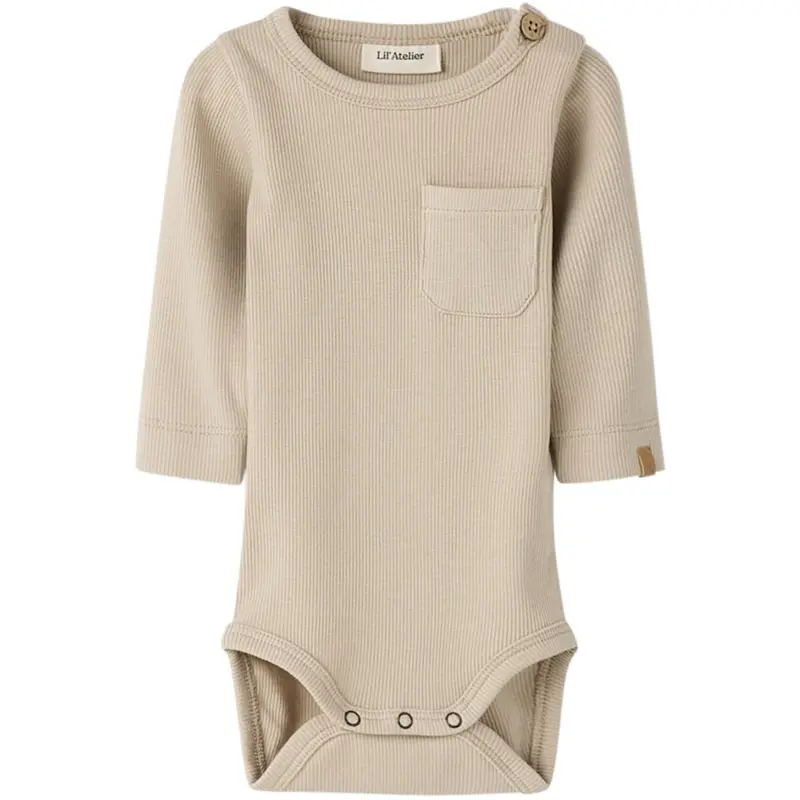 Lil'atelier Oxford Tan Nbmlago Ls Slim Body Lil 1