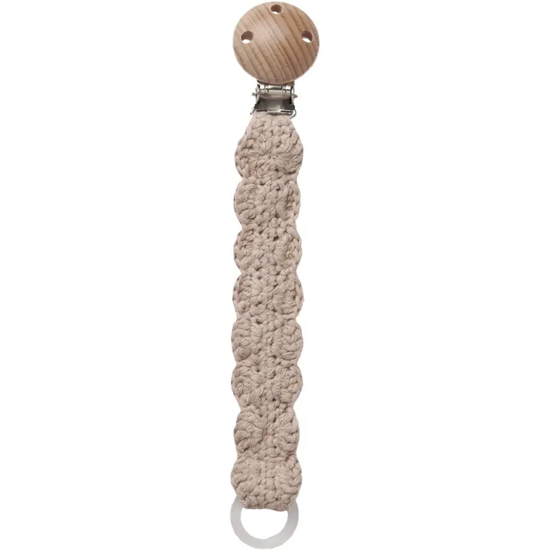 Lil'atelier Oxford Tan Nbnlimo Crochet Pacifier String Lil 1