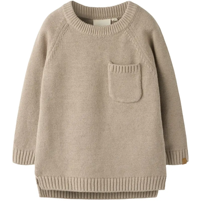 Lil'atelier Oxford Tan Nmmfogon Ls Knit Lil 1