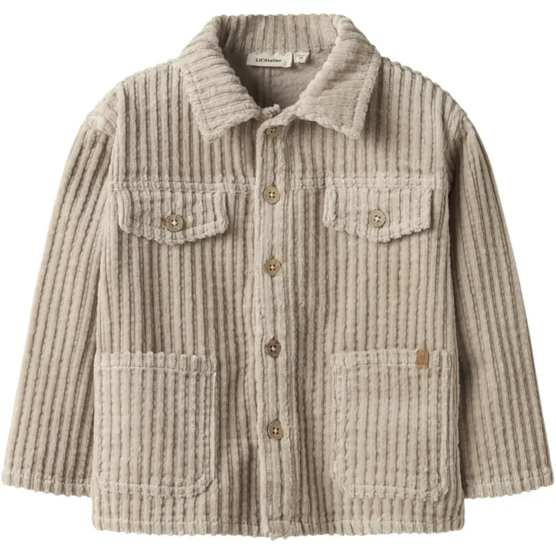 Lil'atelier Oxford Tan Nmmraul Loose Cord Shirt 5008-Sh R Lil 1