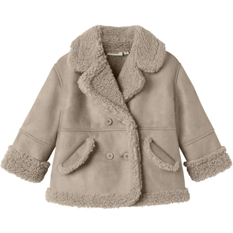 Lil'atelier Oxford Tan Nmnnester Oversized Jkt Lil 1