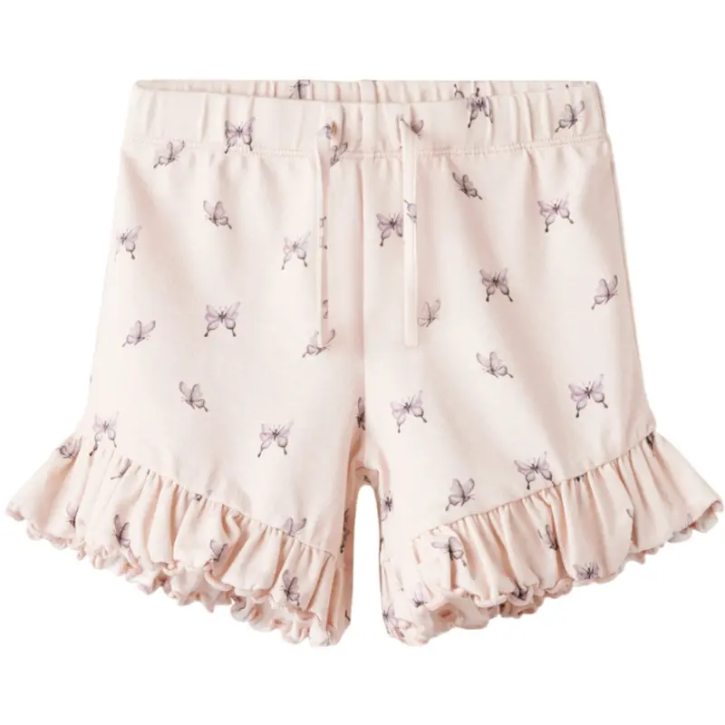 Lil'atelier Peach Blush Butterfly Gayo Sen Shorts 1