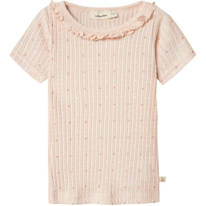 Lil'atelier Peach Blush Hulla Hua Slim T-Shirt 1