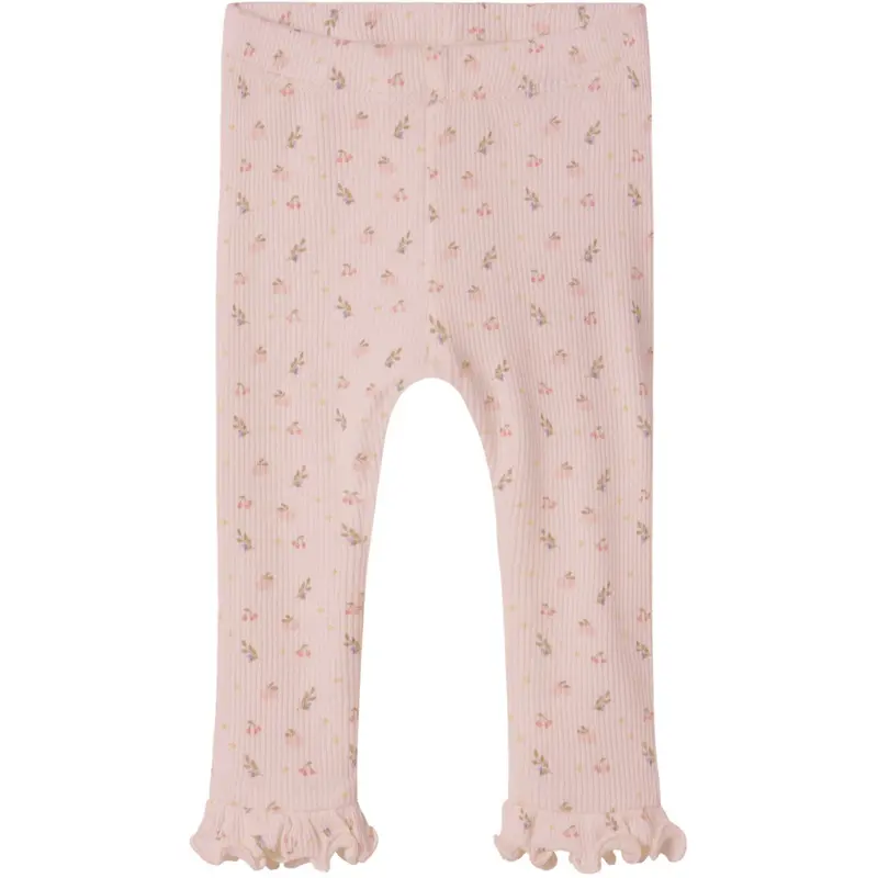 Lil'atelier Peach Blush Nbfgago Kny Slim Leggings Lil 1