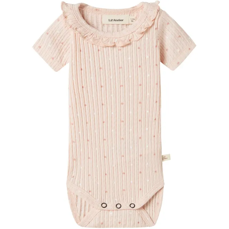 Lil'atelier Peach Blush Nbfhulla Hua Ss Slim Body Lil 1