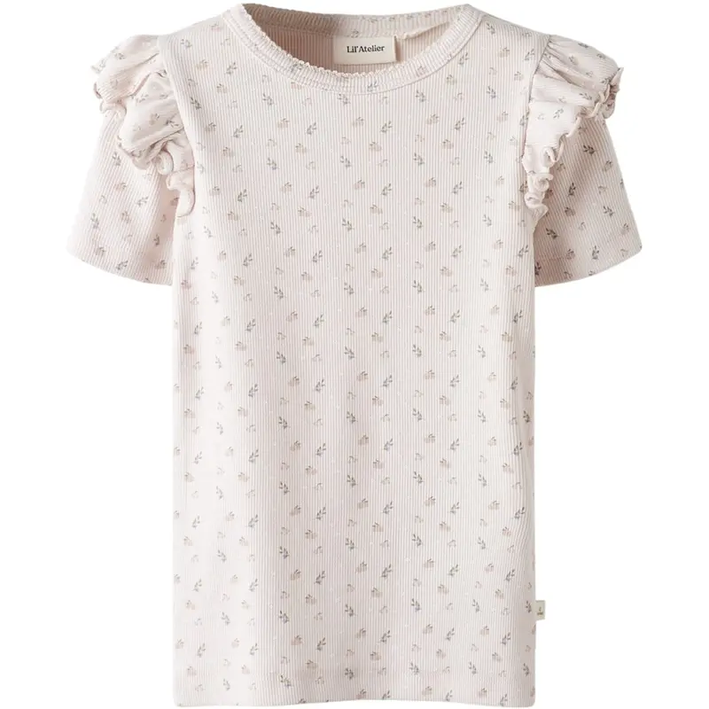 Lil'atelier Peach Blush Nmfgago Kuo Ss Slim T-Shirt Lil 1