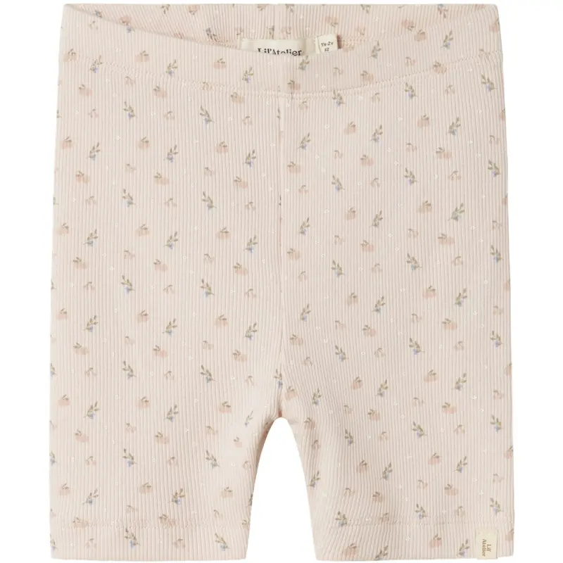 Lil'atelier Peach Blush Nmfgago Slim Biker Shorts Lil 1