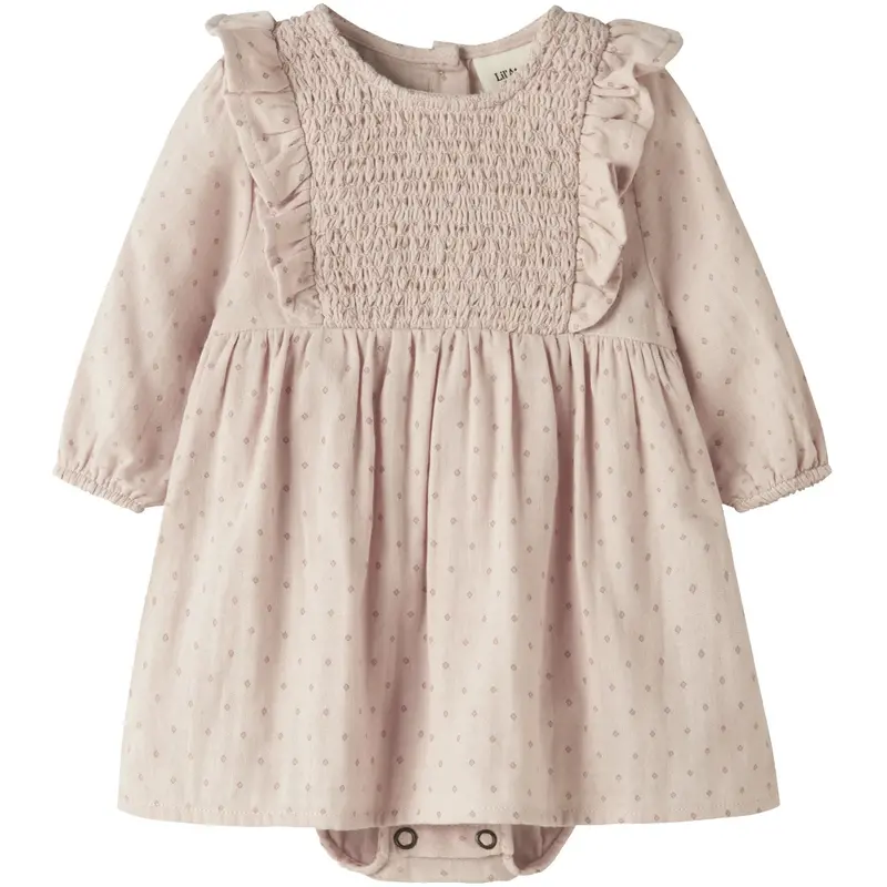 Lil'atelier Peach Whip Nbfdembe Ls Loose Body Dress Lil 1