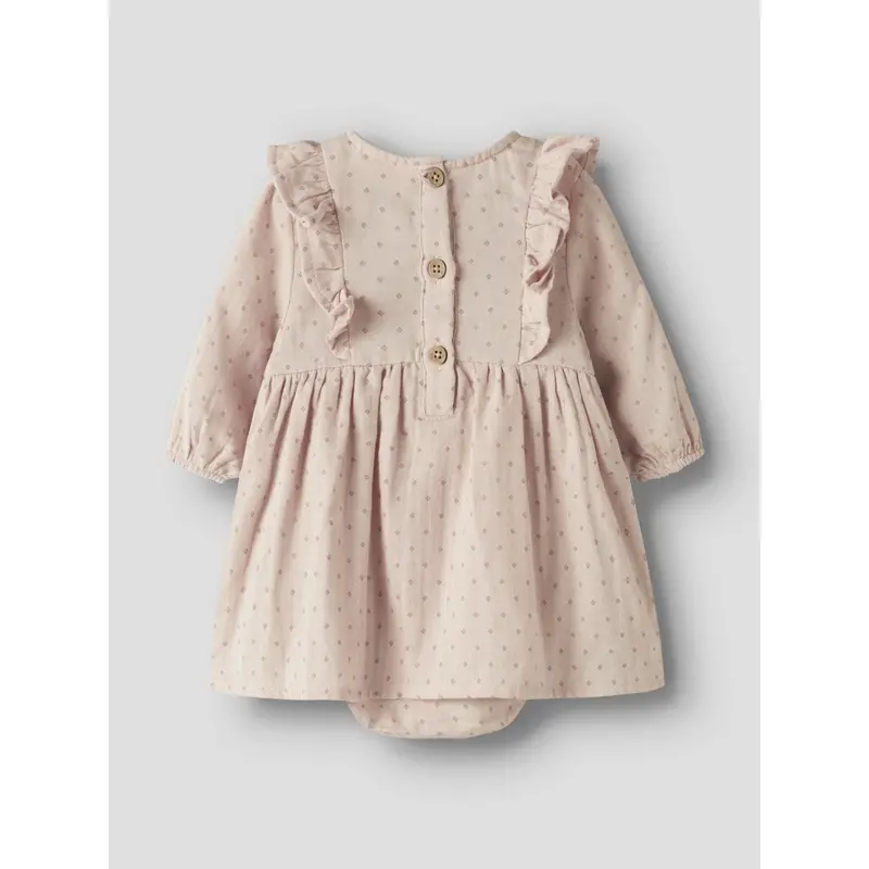 Lil'atelier Peach Whip Nbfdembe Ls Loose Body Dress Lil 3
