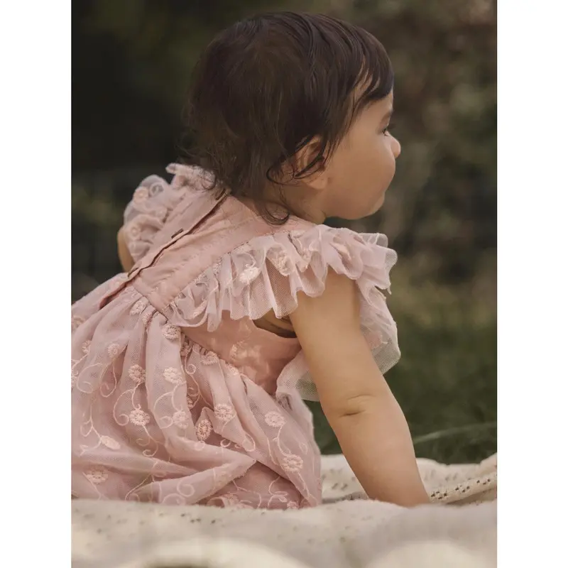 Lil'atelier Peach Whip Nbffeya Sl Tulle Body Dress Lil 3