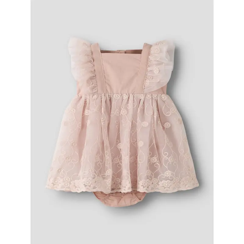Lil'atelier Peach Whip Nbffeya Sl Tulle Body Dress Lil 5