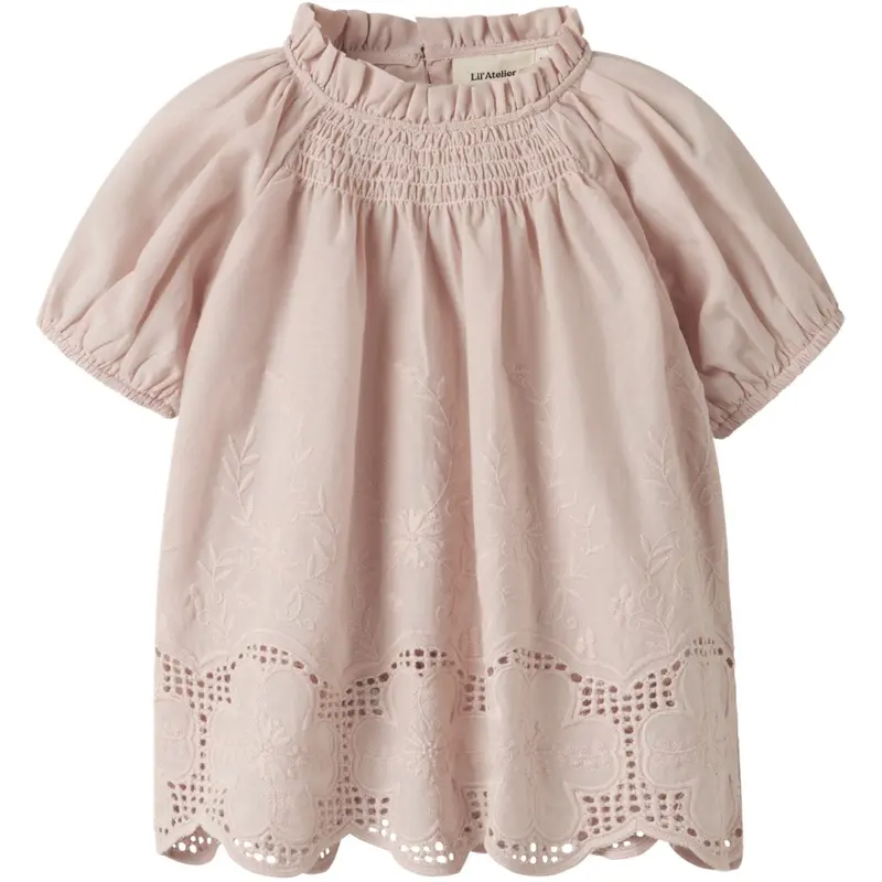 Lil'atelier Peach Whip Nmfdayna Ss Loose Shirt Lil 1