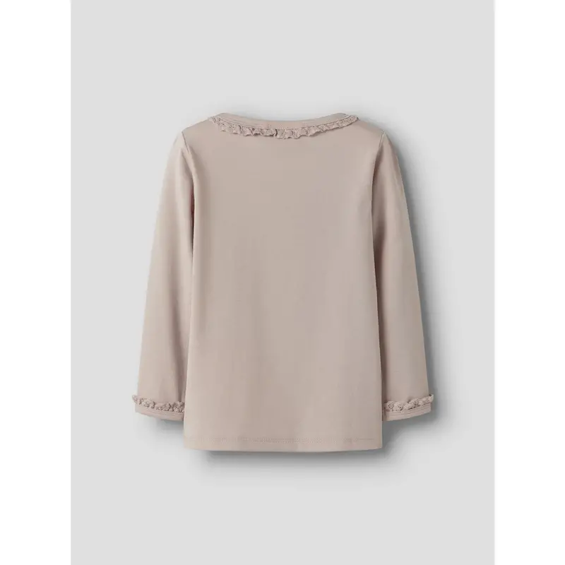 Lil'atelier Peach Whip Nmflayo Sup Ls Slim Top Solid Lil 3