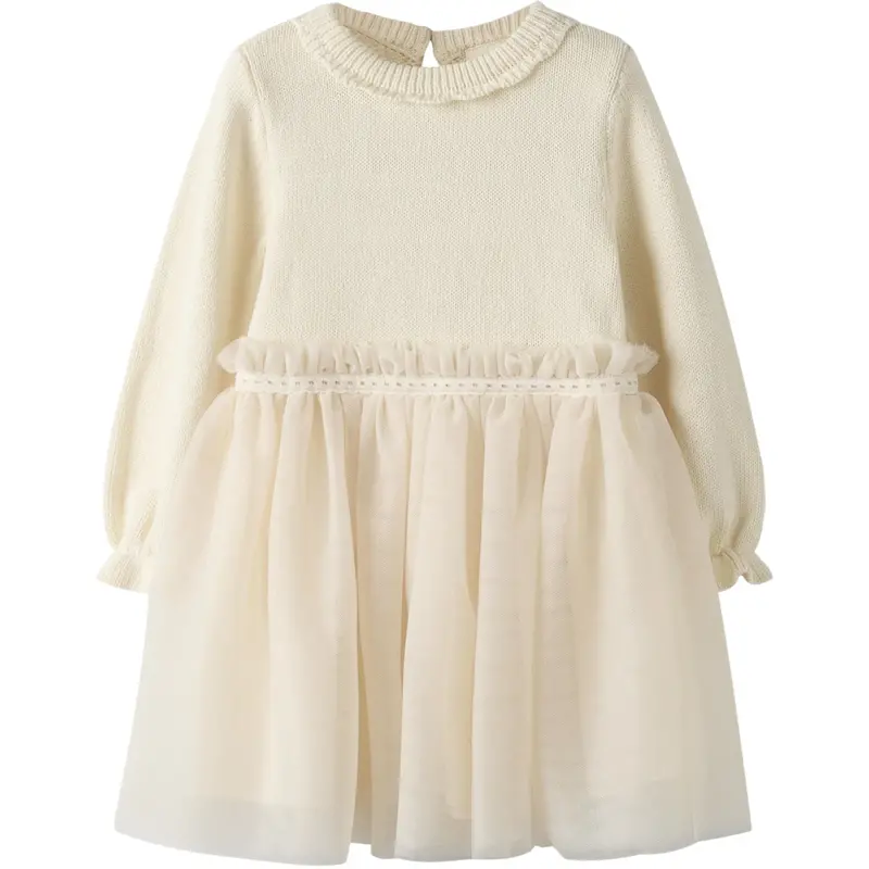 Lil'atelier Pistachio Shell Nmfsarina Ls Knit Dress Lil 1