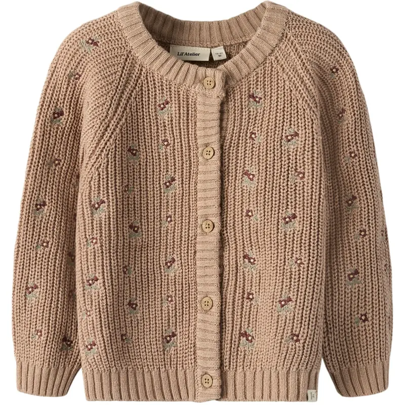 Lil'atelier Roebuck Nmfemlen Emb Ao Ls Knit Card Lil 1