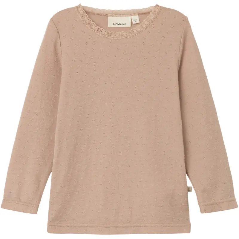 Lil'atelier Roebuck Nmfnoel Nab Wool Ls Slim Top Lil 1