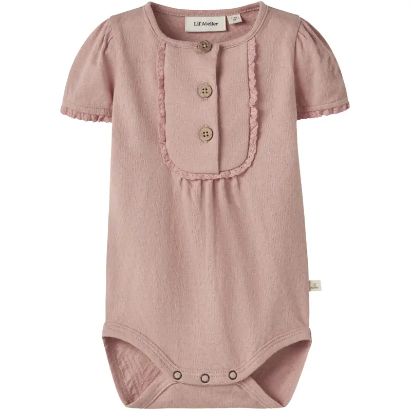 Lil'atelier Rose Tan Nbfhalina Ss Body Lil 1