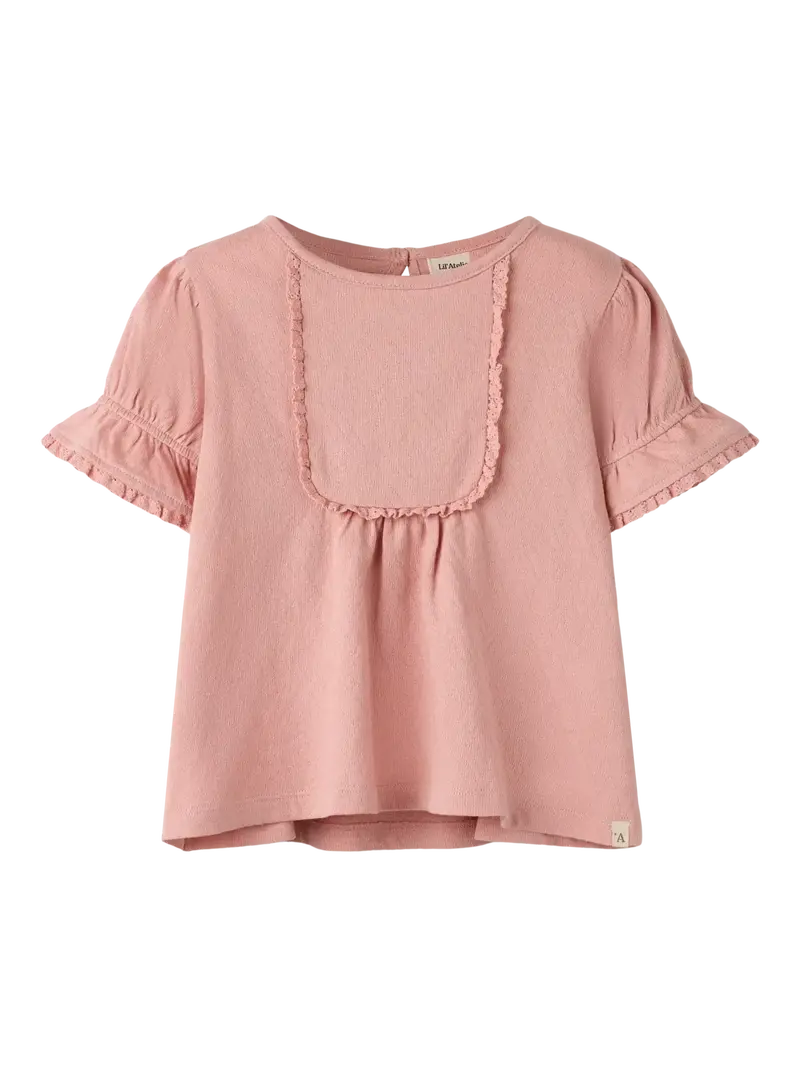 Lil'atelier Rose Tan Nmfhalina Ss Top Lil 1