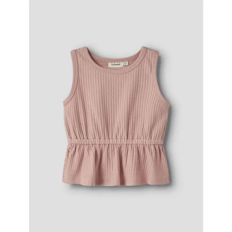 Lil'atelier Rose Tan Nmfsaseline Sl Loose Top Lil 2