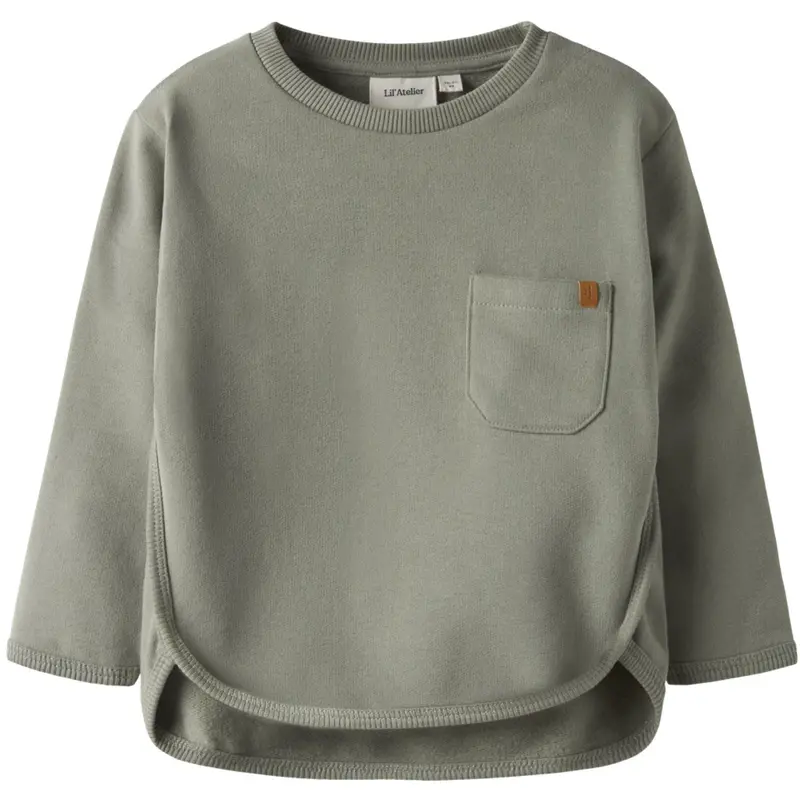 Lil'atelier Seagrass Nmmilondon Bo Ls Loose Sweat Bru Lil 1