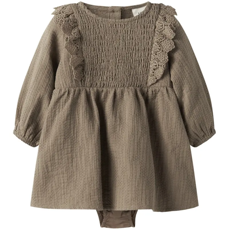 Lil'atelier Sepia Tint Nbfrosita Liu Ls Body Dress Lil 1