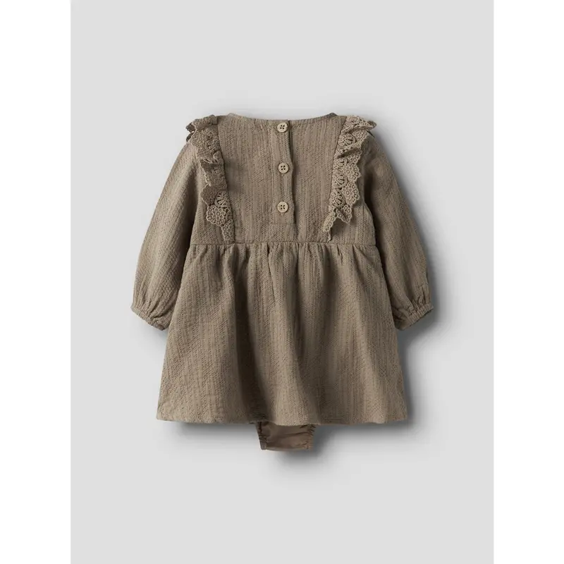 Lil'atelier Sepia Tint Nbfrosita Liu Ls Body Dress Lil 3