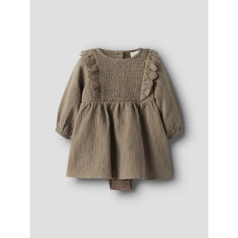 Lil'atelier Sepia Tint Nbfrosita Liu Ls Body Dress Lil 4