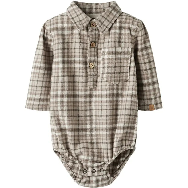 Lil'atelier Sepia Tint Nbmrebel Ls Body Shirt Lil 1