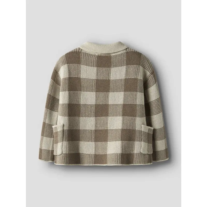 Lil'atelier Sepia Tint Nmmrobo Ls Loose Knit Card Lil 4