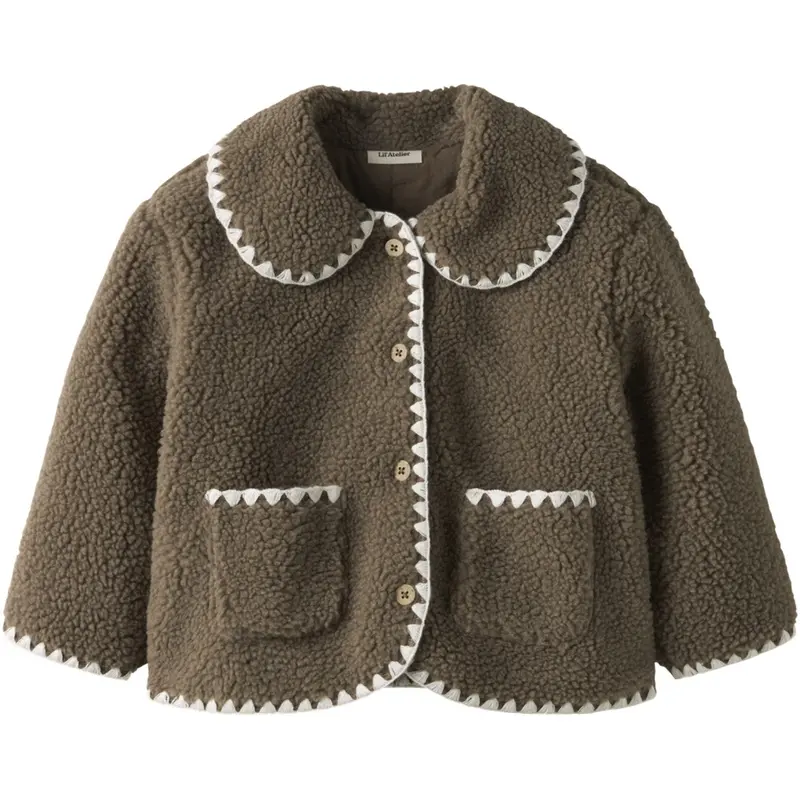 Lil'atelier Shitake Nmflajo Ls Loose Jacket Lil 1