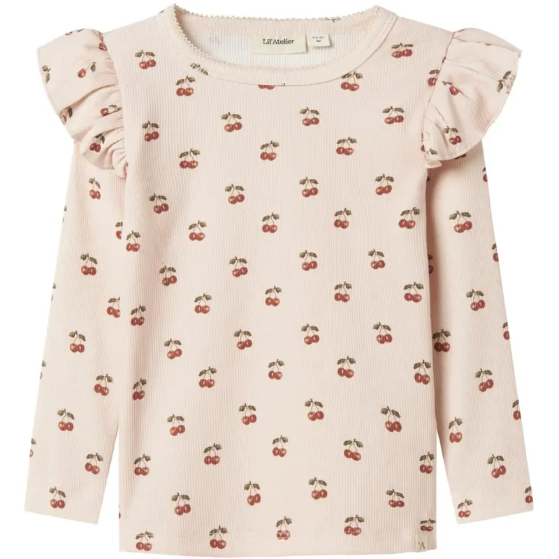 Lil'atelier Silver Peony Lavo Eve Slim Blouse 1