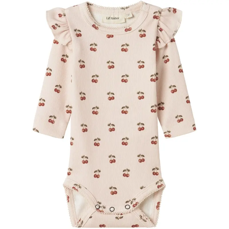 Lil'atelier Silver Peony Nbflavo Eve Ls Slim Body Lil Noos 1