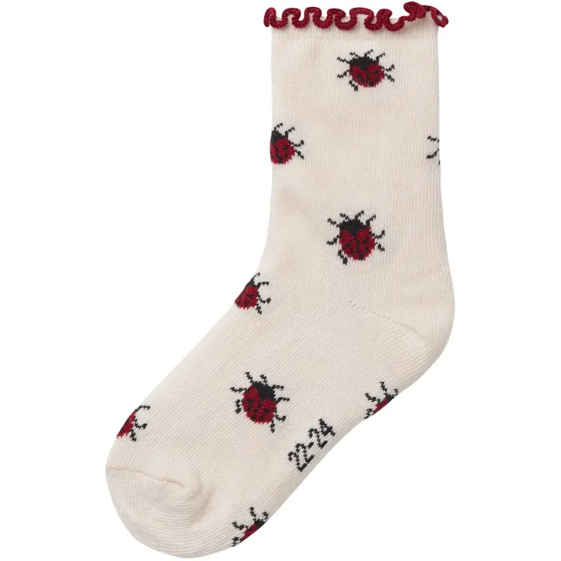 Lil'atelier Silver Peony Nmfdarlene Socks Lil 1