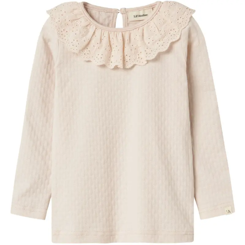 Lil'atelier Silver Peony Nmfkira Ls Slim Top Lil 1