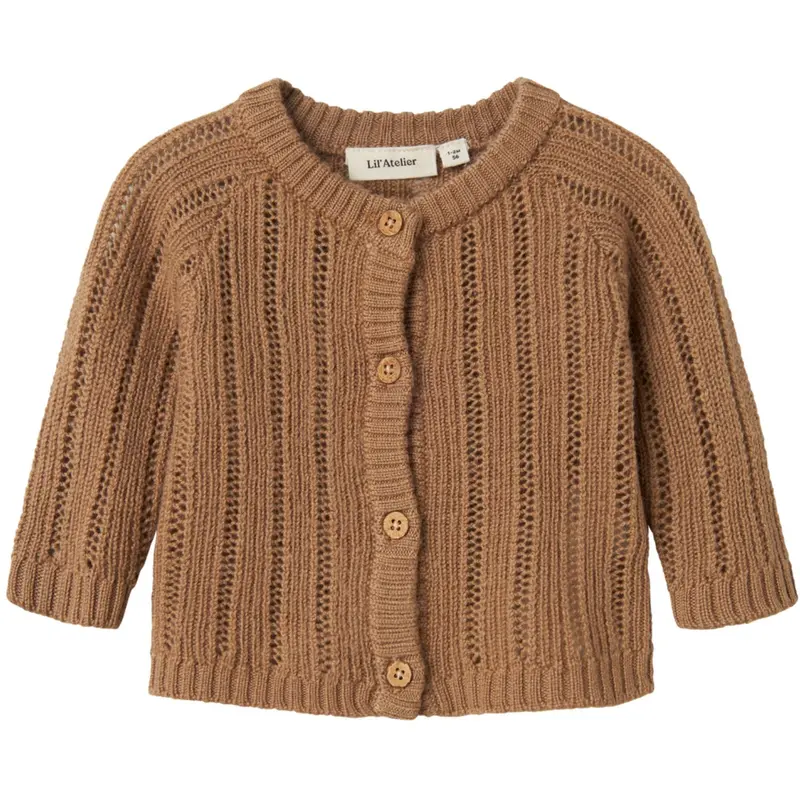 Lil'atelier Tigers Eye Nbmnomo Ls Knit Card Lil 1