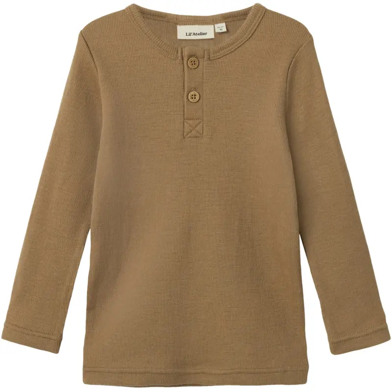 Lil'atelier Tigers Eye Nmnnoel Neb Wool Ls Slim Top Lil 1