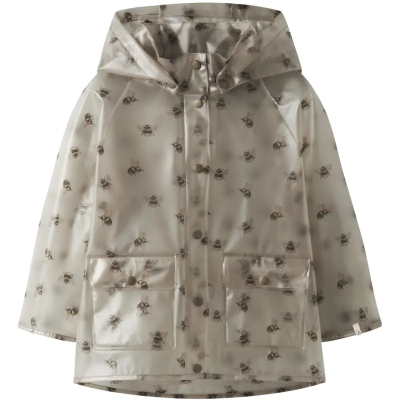 Lil'atelier Turtledove Bee Nmnmamio Loose Rain Jacket Fo Lil 1