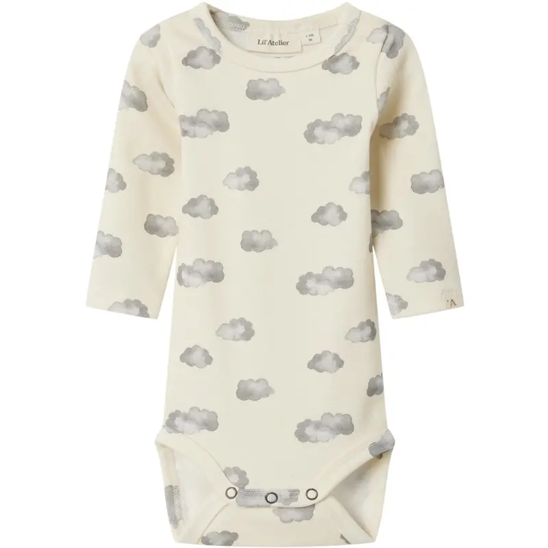 Lil'atelier Turtledove Blue Cloud Nbnlayo Kim Ls Slim Body Lil Noos 1