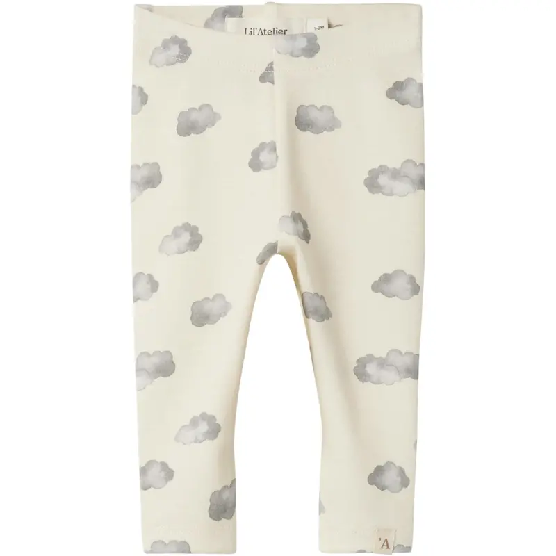 Lil'atelier Turtledove Blue Cloud Nbnlayo Kim Slim Leggings Lil Noos 1