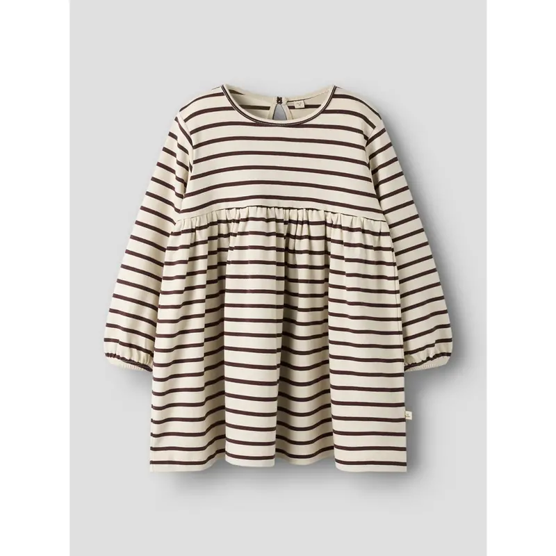 Lil'atelier Turtledove Catawba Grape Nmflimia Ls Loose Dress Lil 4