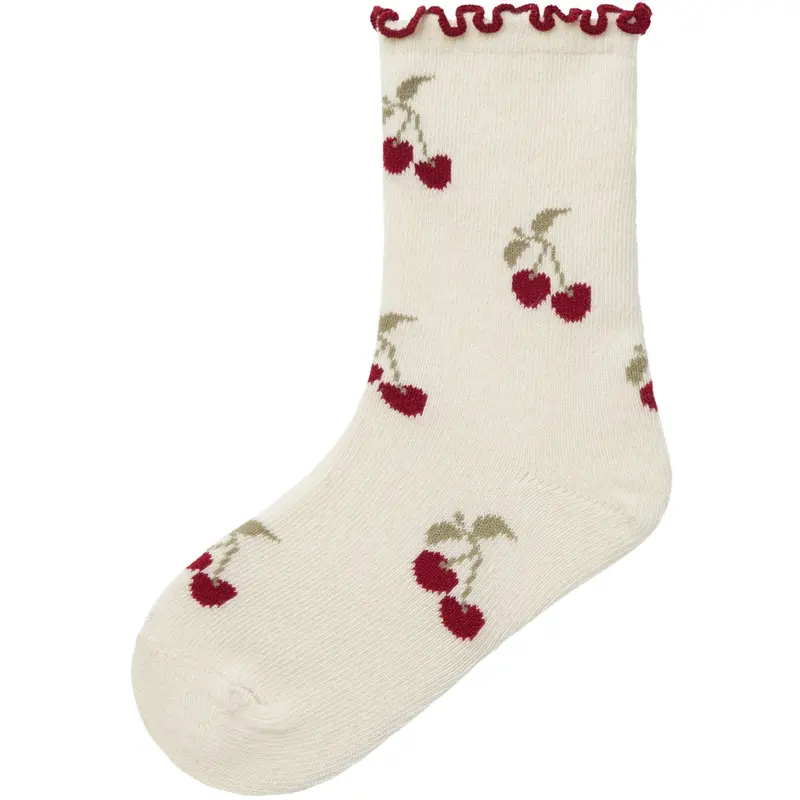 Lil'atelier Turtledove Cherry Nmfdarlene Socks Lil 1