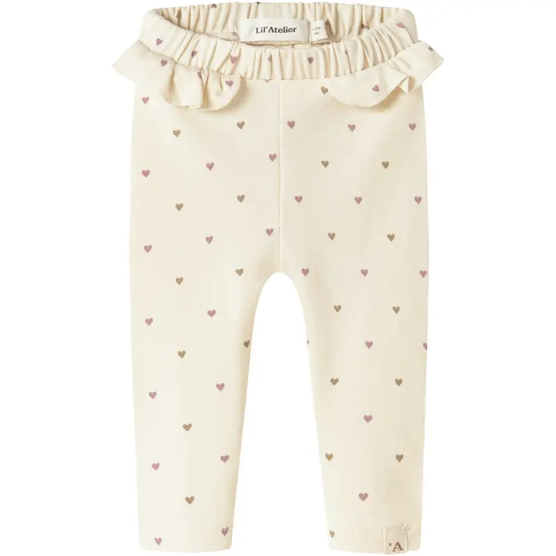 Lil'atelier Turtledove Heart Nbflalo Tai Slim Leggings Lil 1