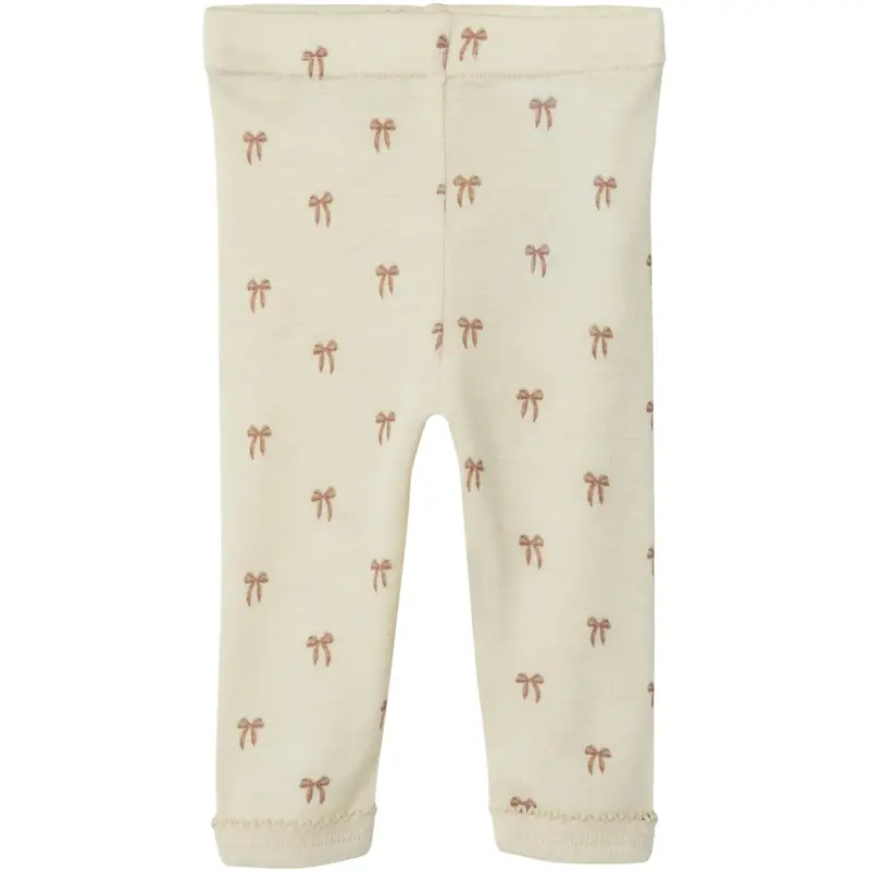 Lil'atelier Turtledove Melange Nbfnalu Wo/Mo Slim Leggings Lil Noos 1