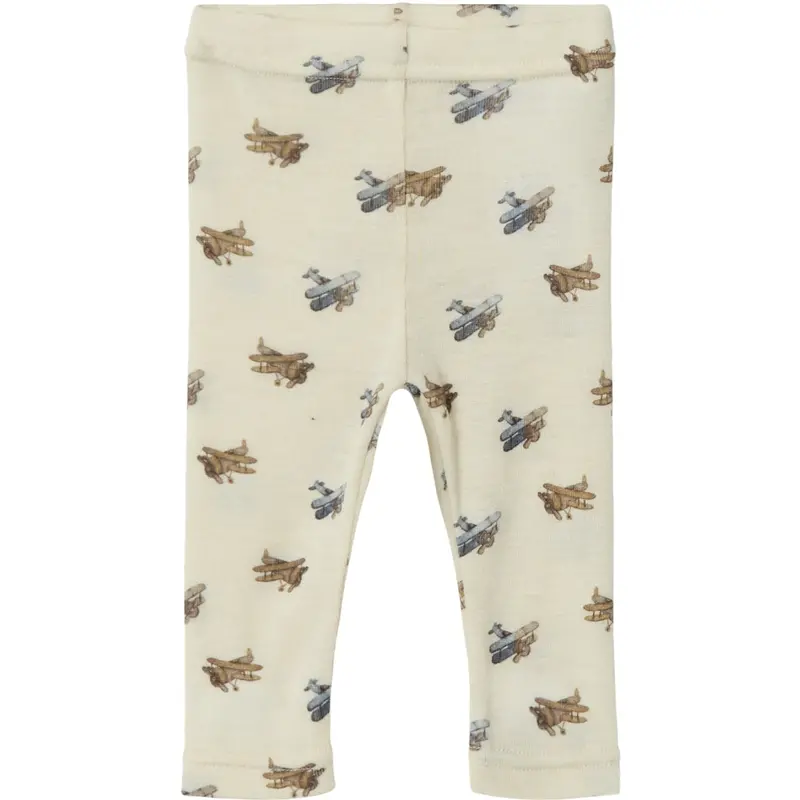 Lil'atelier Turtledove Melange Nbmnalu Wo/Mo Slim Leggings Lil Noos 1