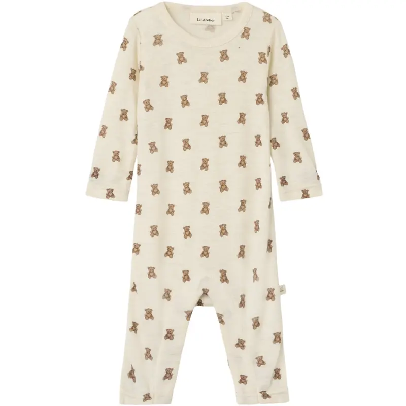 Lil'atelier Turtledove Melange Nbnnalu Wo/Mo Ls Slim Suit Lil 1