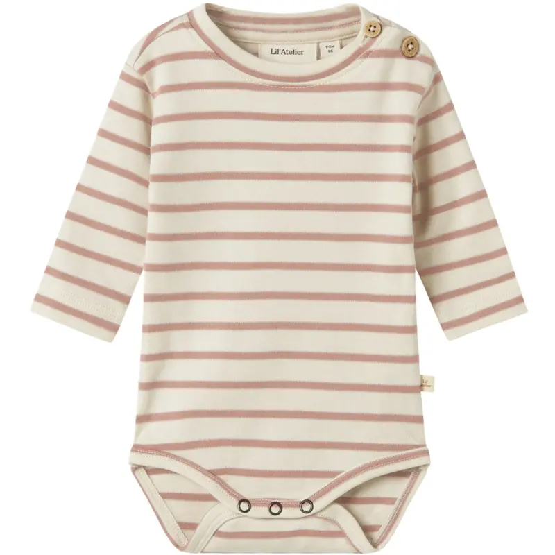 Lil'atelier Turtledove Misty Rose Nbflimia Ls Body Lil 1