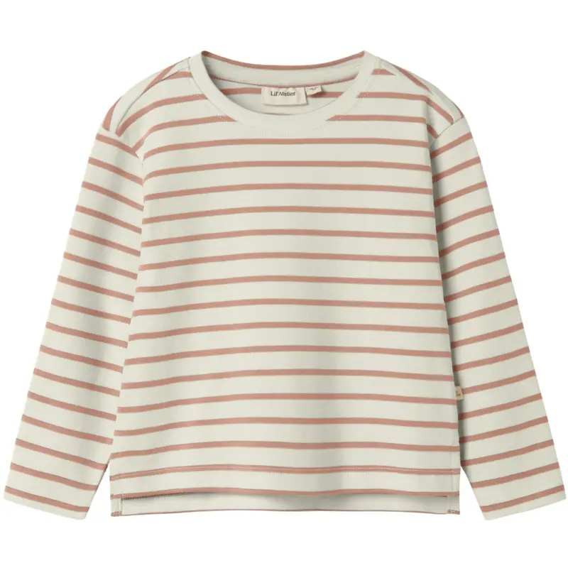 Lil'atelier Turtledove Misty Rose Nmflimia Ls Loose Top Lil 1