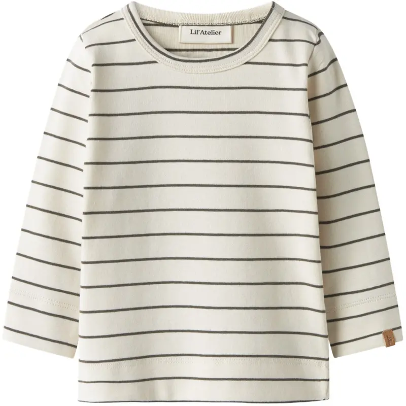 Lil'atelier Turtledove Nbmgeo Lim Ls Slim Top Lil 1
